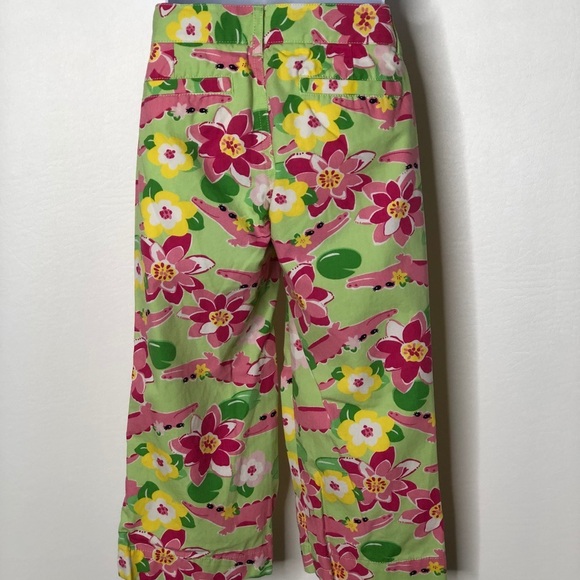Gymboree girls Alligator Floral Cropped pants - Picture 2 of 3